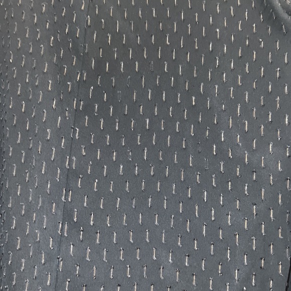 Navy Blue and Gold Blouse - Picture 3 of 4